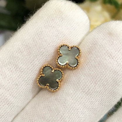 [Vintora]CLOVER MINI GOLD EARRINGS