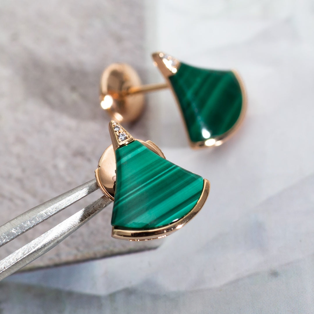 [Vintora]DIVAS DREAM EARRINGS PINK GOLD
