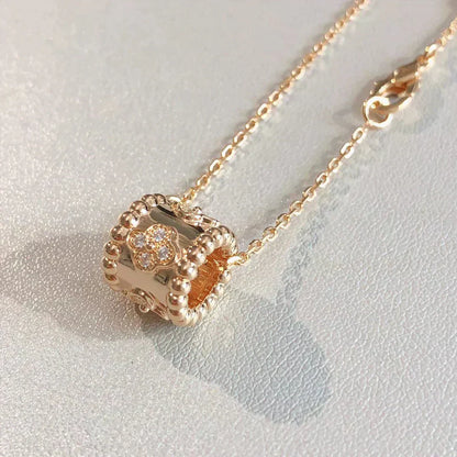 [Vintora]COLLIER PENDENTIF PERLÉ OR / OR ROSE