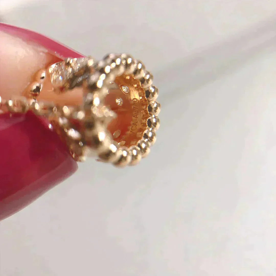 [Vintora]COLLIER PENDENTIF PERLÉ OR / OR ROSE