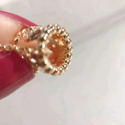 [Vintora]COLLIER PENDENTIF PERLÉ OR / OR ROSE