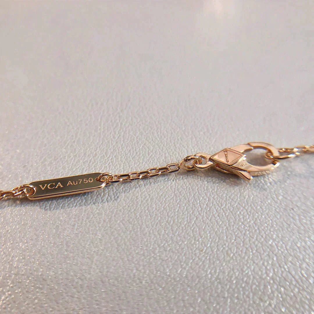 [Vintora]COLLIER PENDENTIF PERLÉ OR / OR ROSE