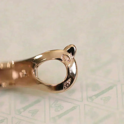 [Vintora]CLOVER MEDIUM 1 MOTIFS FUll DIAMOND EARRINGS