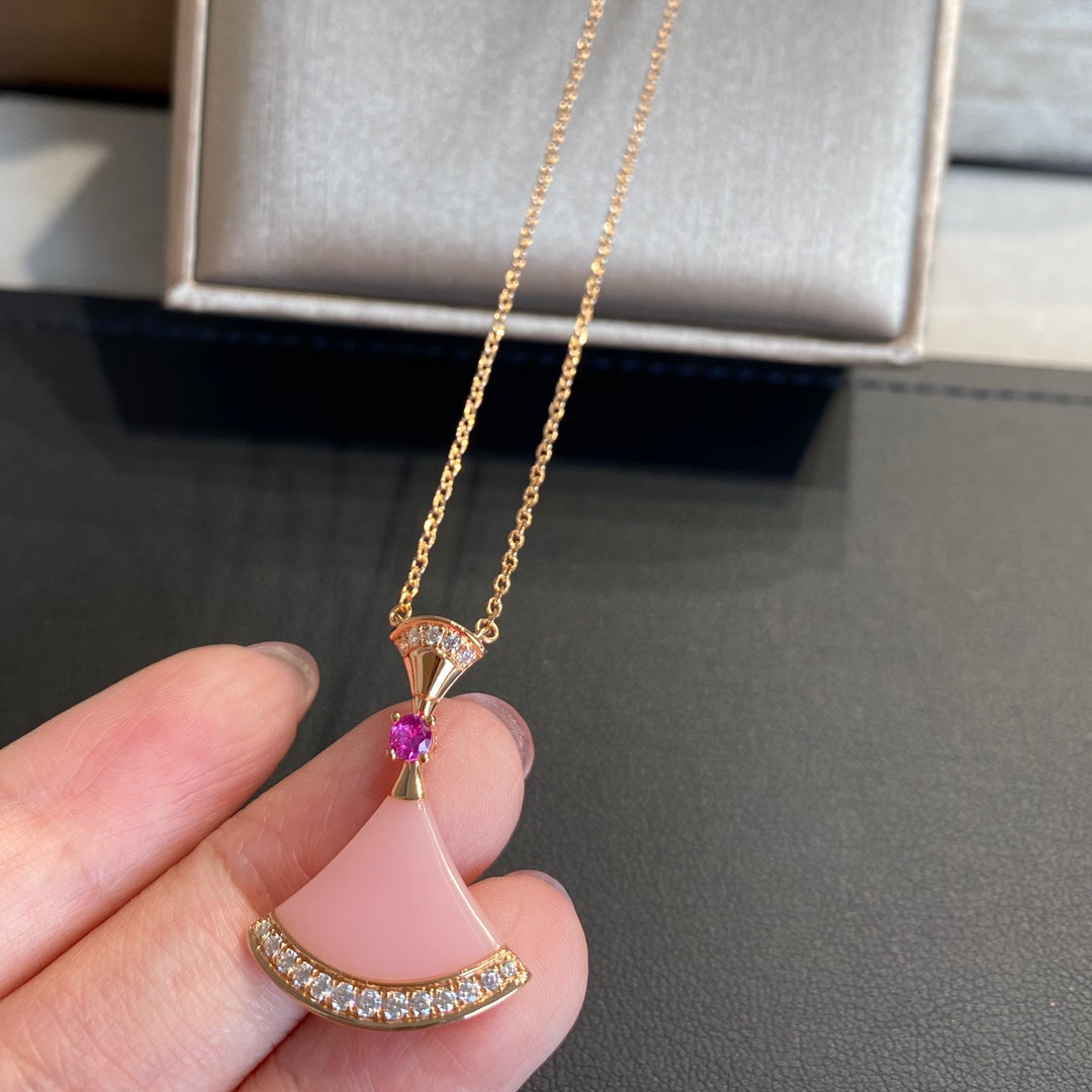 [Vintora]DREAM NECKLACE PINK OPAL