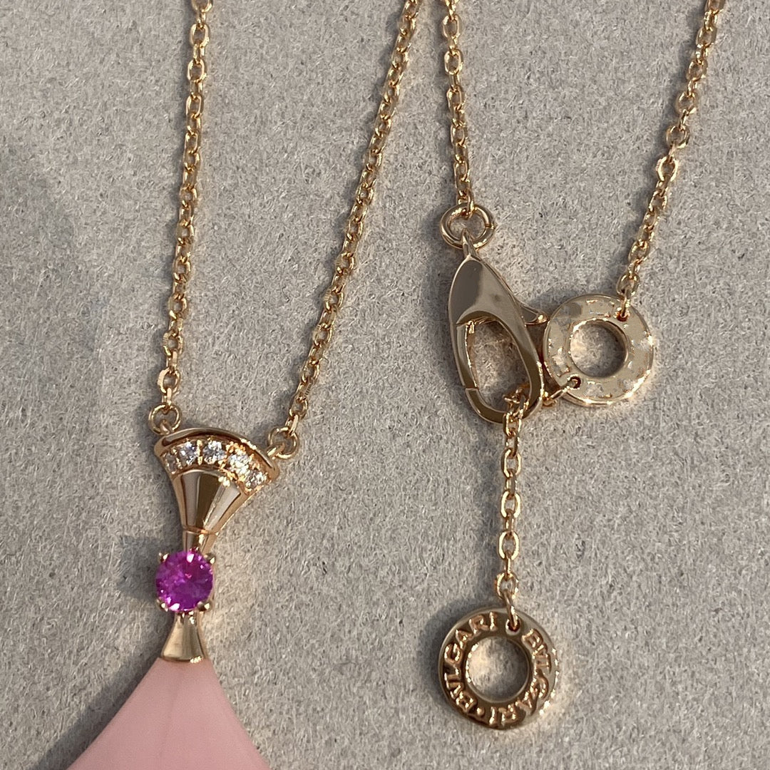 [Vintora]DREAM NECKLACE PINK OPAL