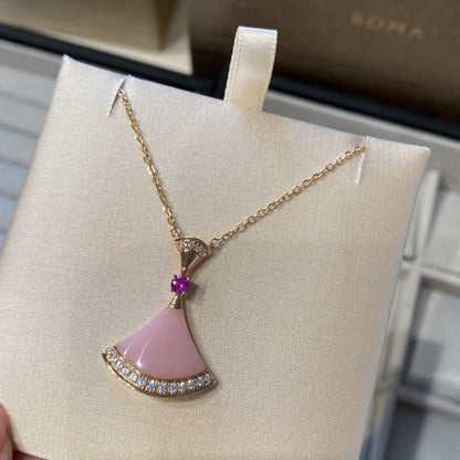 [Vintora]DREAM NECKLACE PINK OPAL