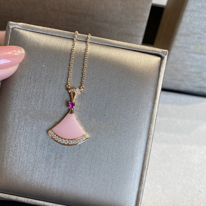[Vintora]DREAM NECKLACE PINK OPAL
