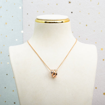 [Vintora]SERPENTI PINK GOLD NECKLACE DIAMOND