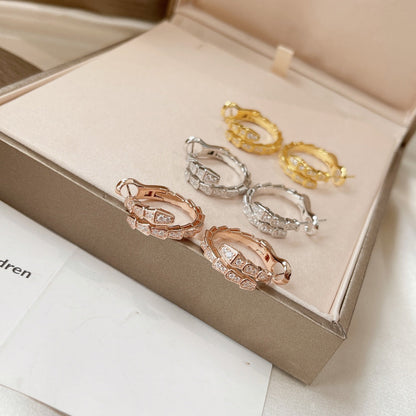 [Vintora]SERPENTI EARRINGS DIAMOND