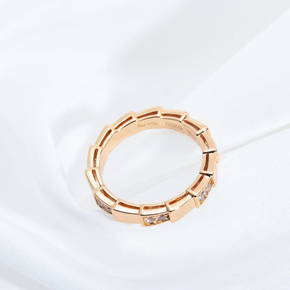 [Vintora]SERPENTI RING PINK GOLD  3MM