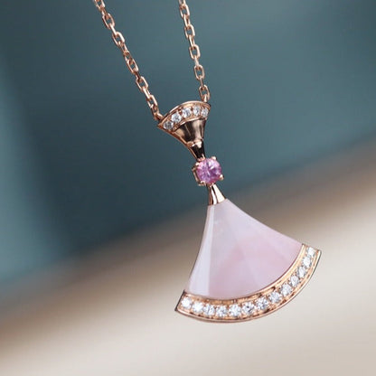 [Vintora]DREAM NECKLACE PINK MOP DIAMOND