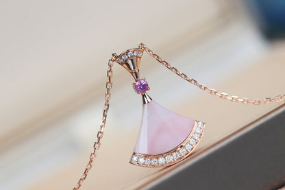 [Vintora]DREAM NECKLACE PINK MOP DIAMOND