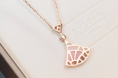 [Vintora]DREAM NECKLACE PINK MOP DIAMOND