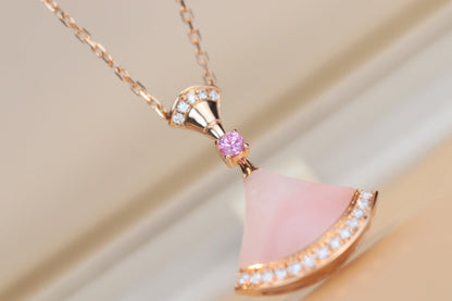 [Vintora]DREAM NECKLACE PINK MOP DIAMOND