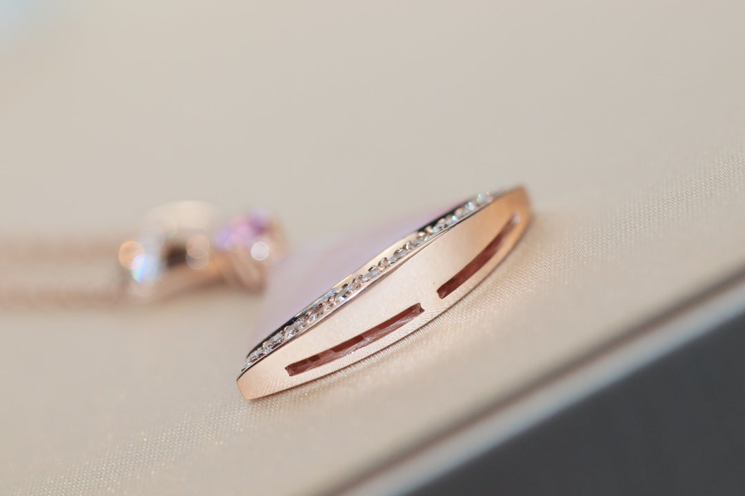 [Vintora]DREAM NECKLACE PINK MOP DIAMOND