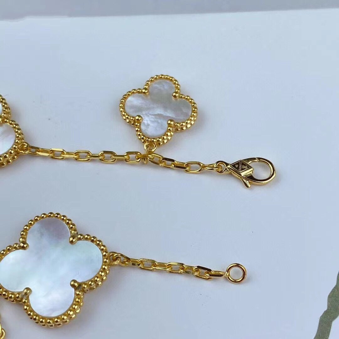 [Vintora]BRACELET CLOVER MAGIC BALAI OR 5 MOTIFS