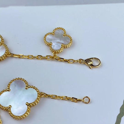 [Vintora]BRACELET CLOVER MAGIC BALAI OR 5 MOTIFS