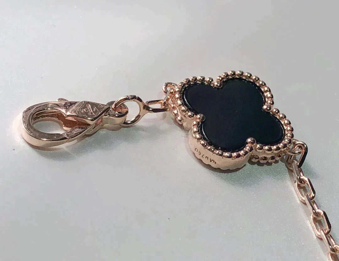 [?Vintora]CLOVER 5 MOTIFS MULTICOLOR BRACELET