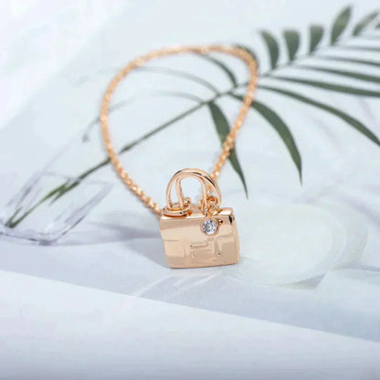 [Vintora]AMULETTE PEDANT ROSE GOLD NECKLACE