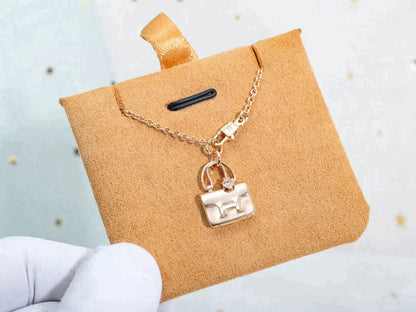 [Vintora]AMULETTE PEDANT ROSE GOLD NECKLACE