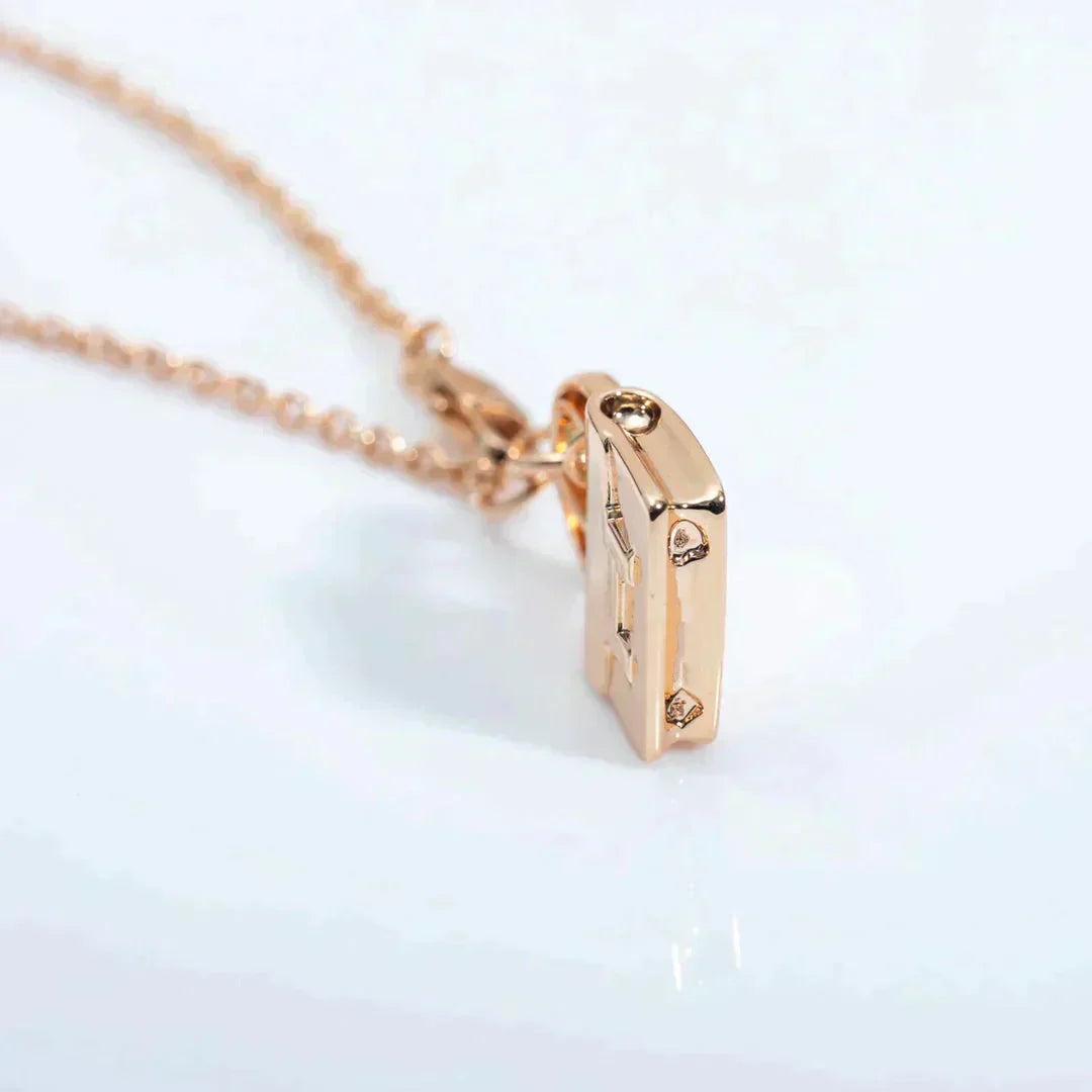 [Vintora]AMULETTE PEDANT ROSE GOLD NECKLACE