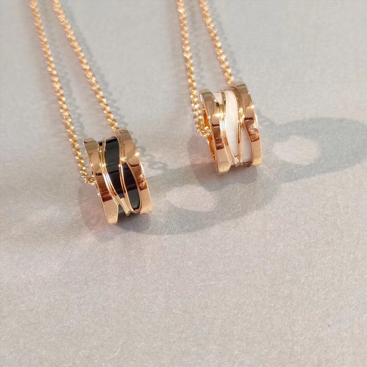 [Vintora]ZERO 1 NECKLACE PINK GOLD