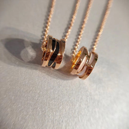 [Vintora]ZERO 1 NECKLACE PINK GOLD