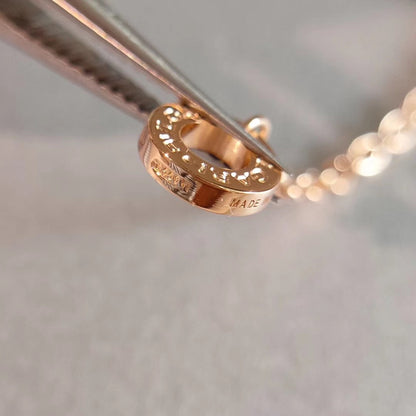 [Vintora]ZERO 1 NECKLACE PINK GOLD