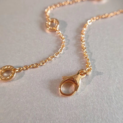 [Vintora]ZERO 1 NECKLACE PINK GOLD