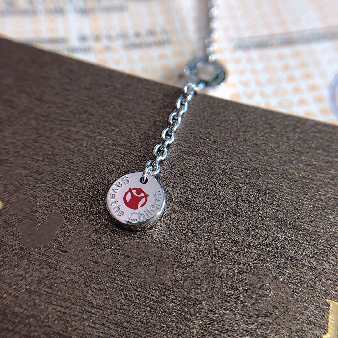 [Vintora]ZERO 1 BLACK CERAMIC SILVER NECKLACE
