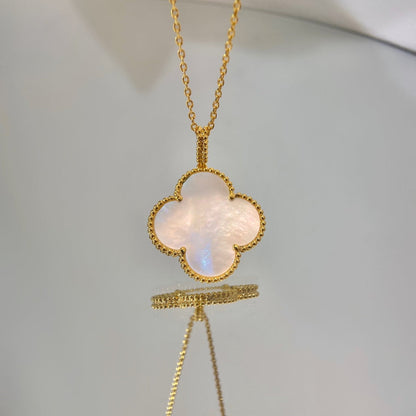 [Vintora]COLLIER PENDENTIF TRÈS GRAND TRÈFLE 25MM NOP