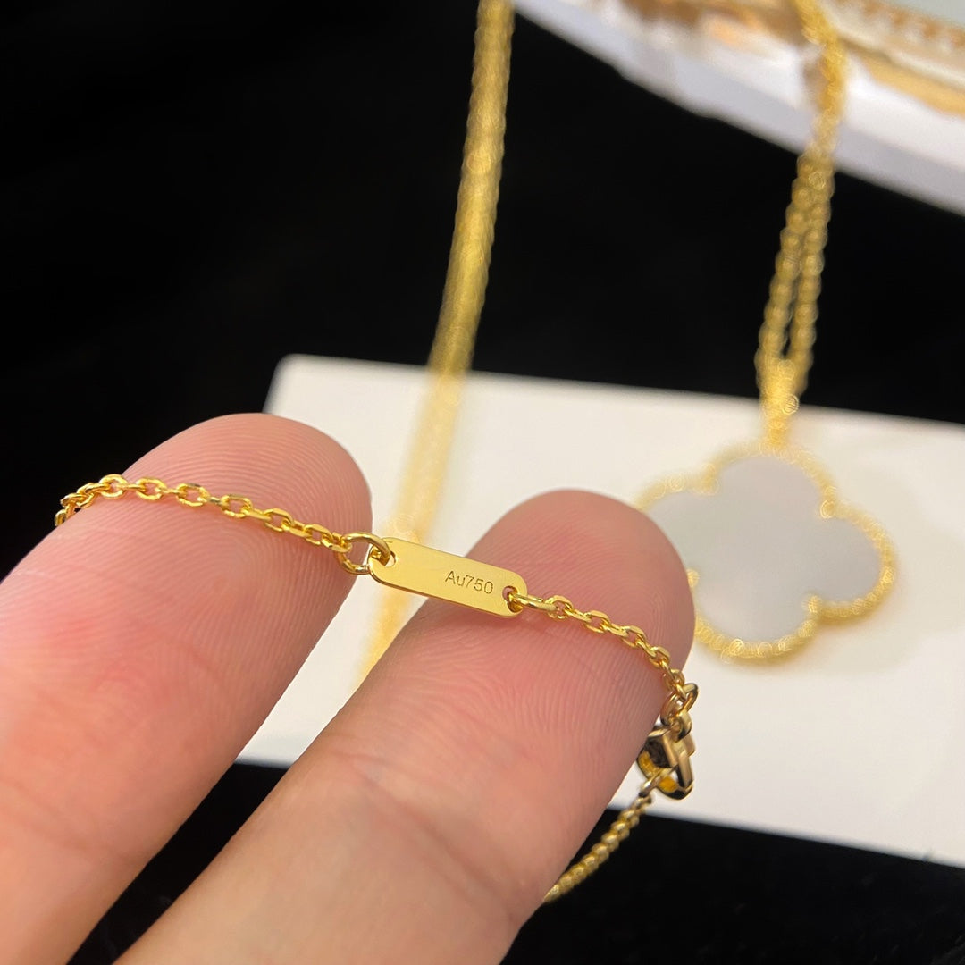 [Vintora]COLLIER PENDENTIF TRÈS GRAND TRÈFLE 25MM NOP
