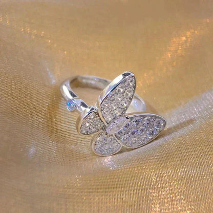 [Vintora]BUTTERFLY DIAMOND RING