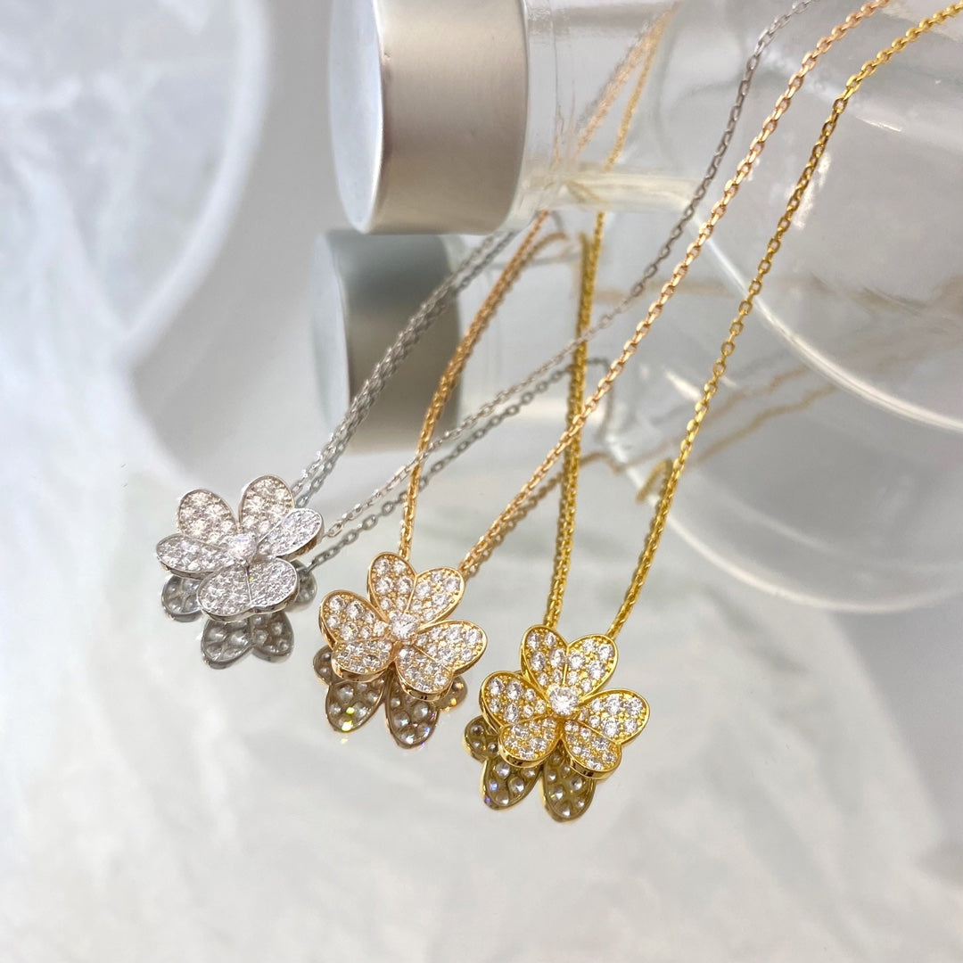 [Vintora]COLLIER FLEUR DIAMANT
