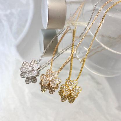 [Vintora]COLLIER FLEUR DIAMANT