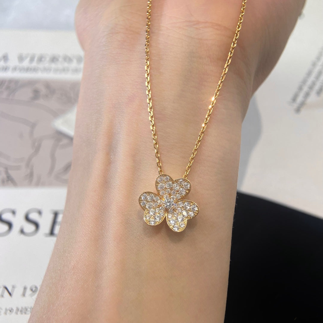 [Vintora]COLLIER FLEUR DIAMANT