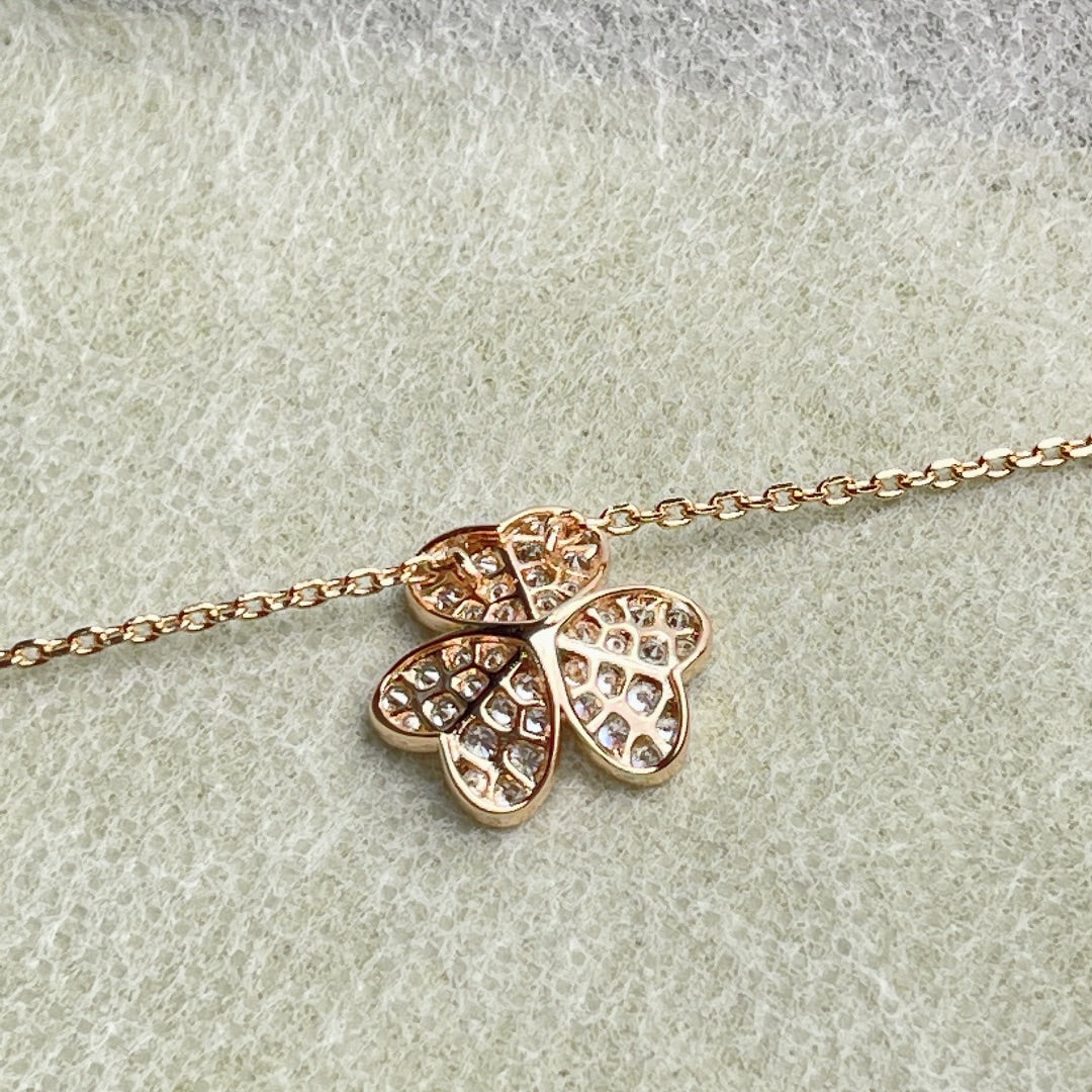 [Vintora]COLLIER FLEUR DIAMANT