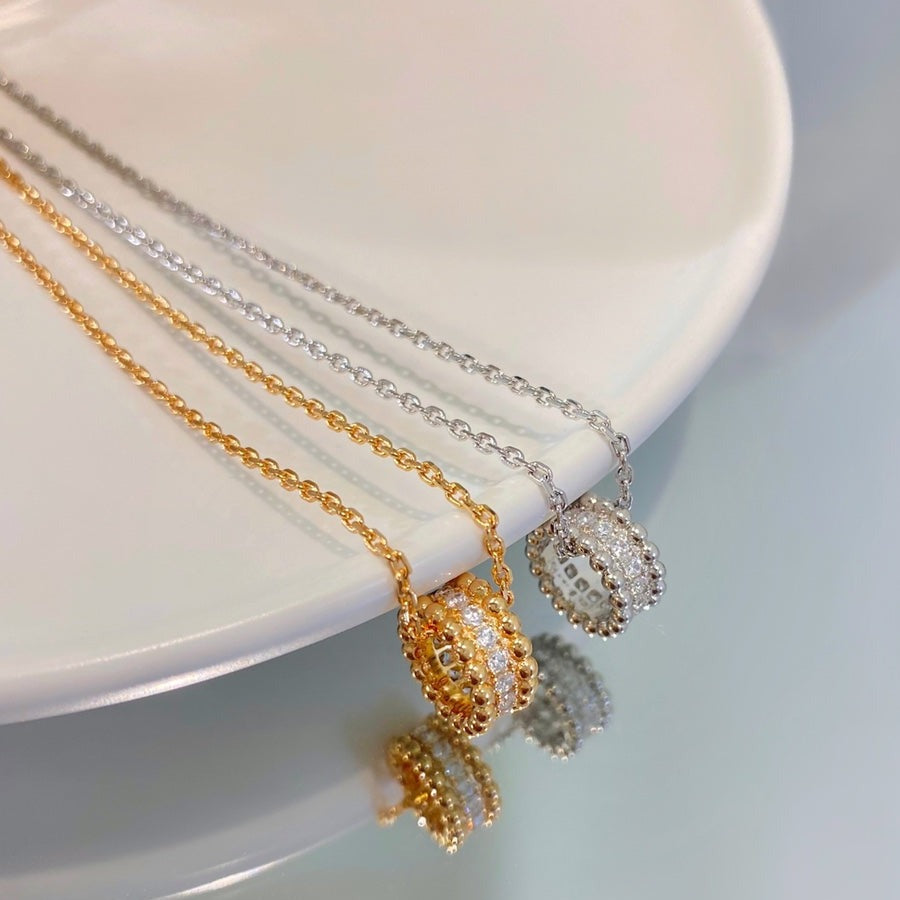 [Vintora]COLLIER DIAMANT PERLEE