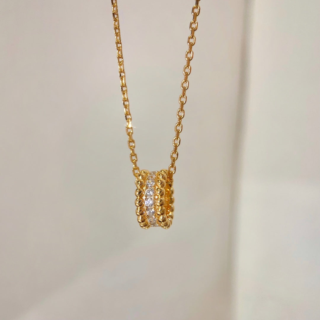 [Vintora]COLLIER DIAMANT PERLEE