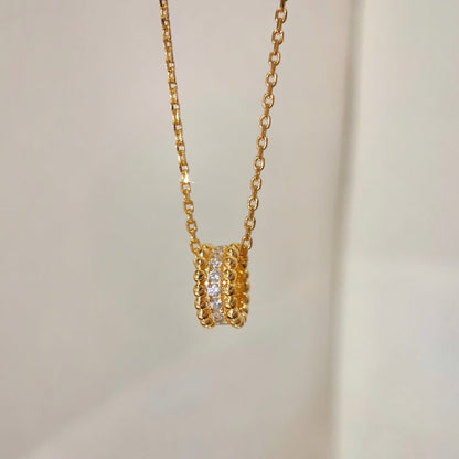 [Vintora]COLLIER DIAMANT PERLEE