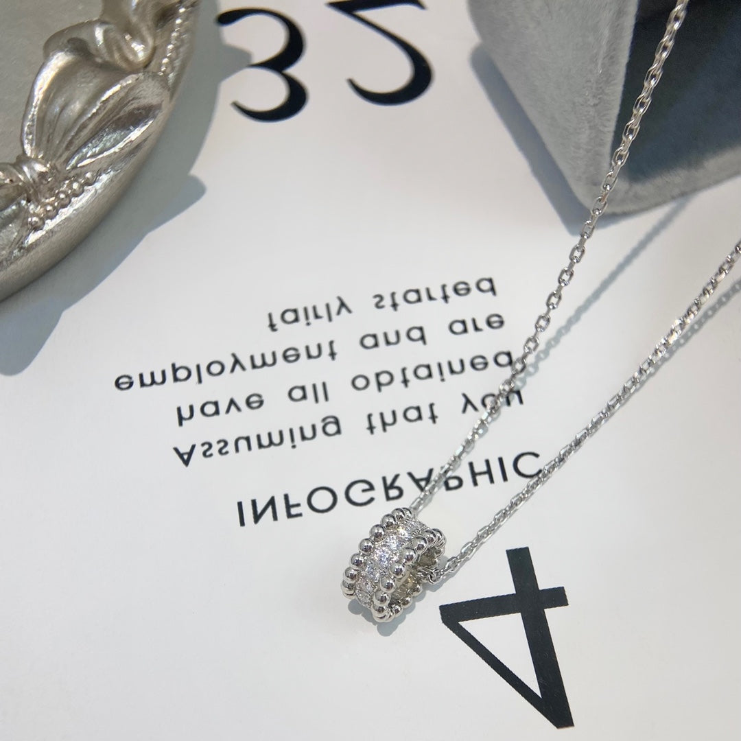[Vintora]COLLIER DIAMANT PERLEE