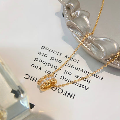 [Vintora]COLLIER DIAMANT PERLEE