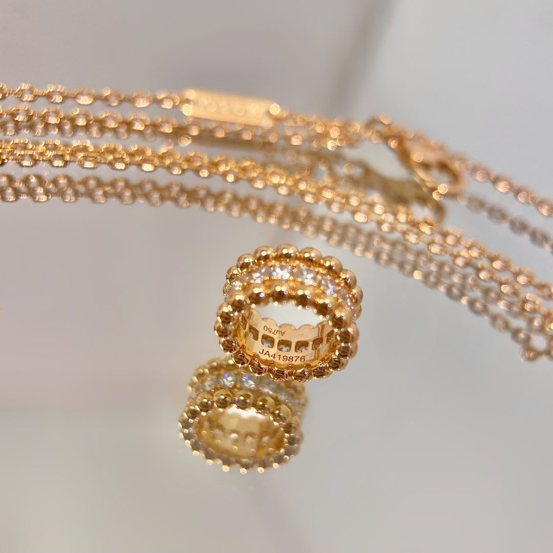 [Vintora]COLLIER DIAMANT PERLEE