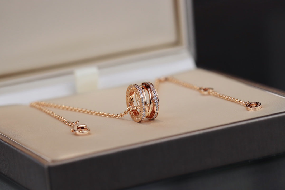 [Vintora]ZERO 1 PINK GOLD NECKLACE