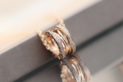 [Vintora]ZERO 1 PINK GOLD NECKLACE