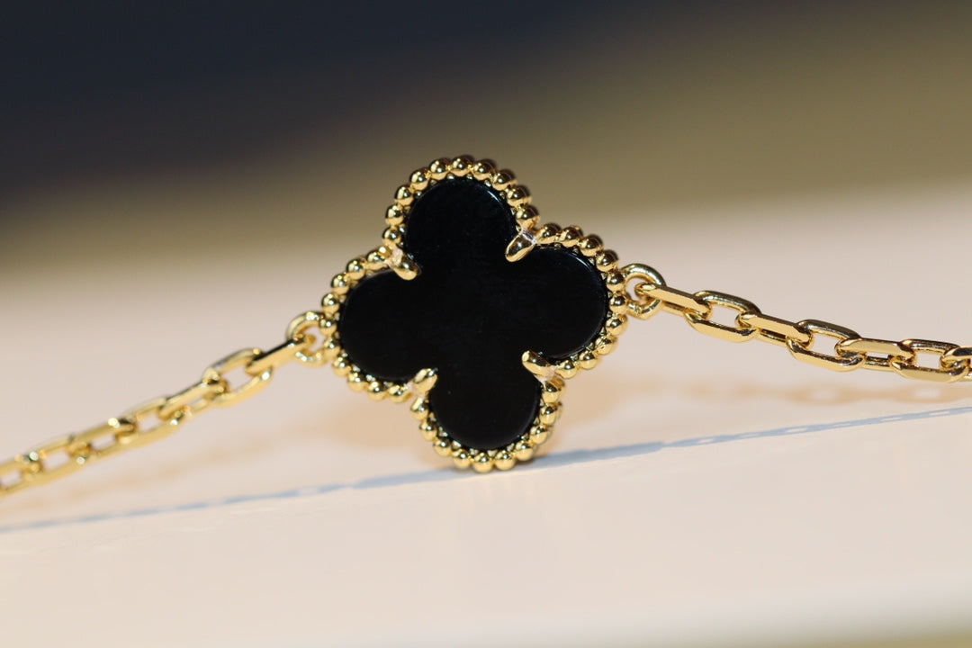 [Vintora]CLOVER 20 MOTIFS ONYX ROSE GOLD