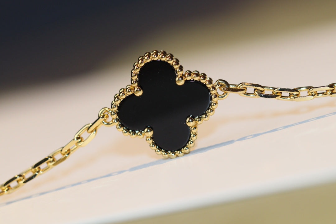 [Vintora]CLOVER 20 MOTIFS ONYX ROSE GOLD
