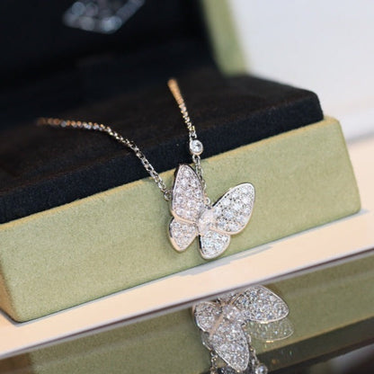 [Vintora]COLLIER DIAMANT PAPILLON