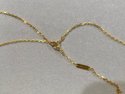 [Vintora]COLLIER TRÈFLE 25MM OR CORNALINE