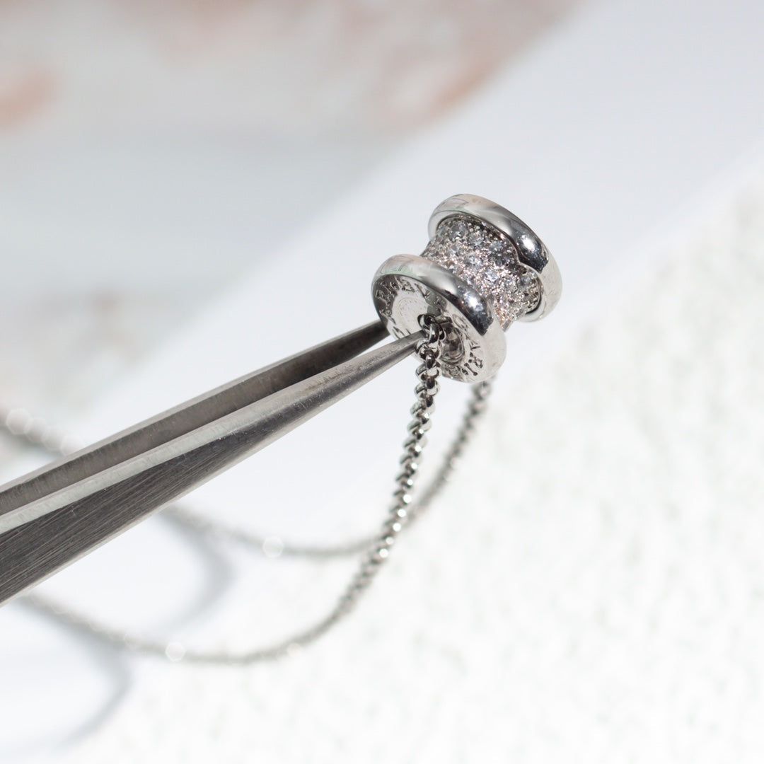 [Vintora]ZERO 1 SILVER DIAMOND NECKLACE